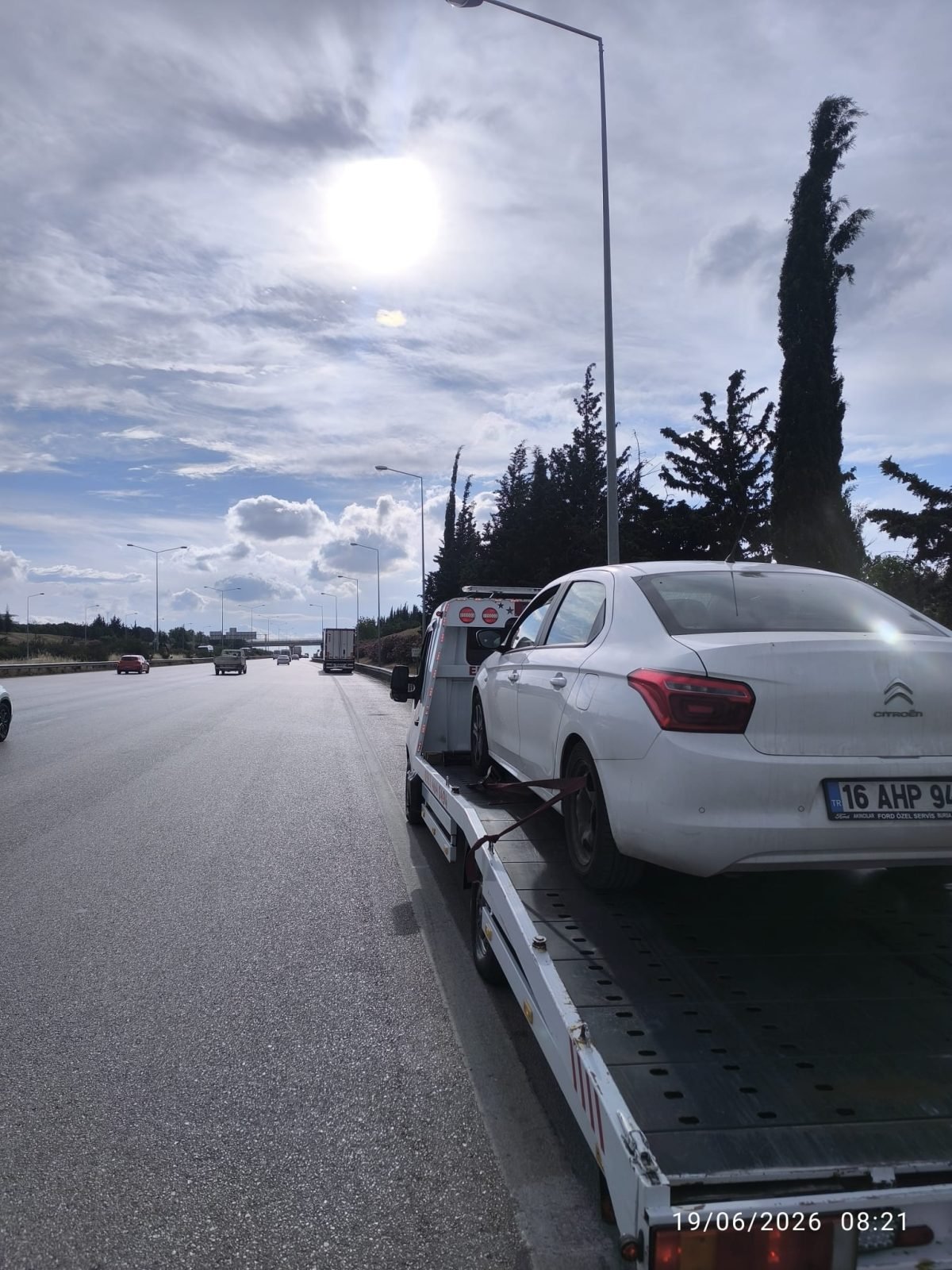 Otoyolda Araç Çekimi